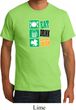 Mens St Patricks Day Shirt Eat Drink Be Irish Organic Tee T-Shirt