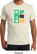 Mens St Patricks Day Shirt Eat Drink Be Irish Organic Tee T-Shirt