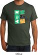 Mens St Patricks Day Shirt Eat Drink Be Irish Organic Tee T-Shirt