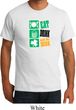 Mens St Patricks Day Shirt Eat Drink Be Irish Organic Tee T-Shirt