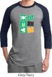 Mens St Patricks Day Shirt Eat Drink Be Irish Raglan Tee T-Shirt