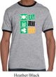 Mens St Patricks Day Shirt Eat Drink Be Irish Ringer Tee T-Shirt