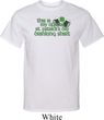 Mens St Patricks Day Shirt My Official Drinking Shirt Tall Tee T-Shirt