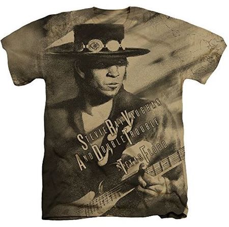 Mens Stevie Ray Vaughan Double Trouble T-shirt