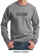 Mens Sweatshirt Awesome Cubed Sweat Shirt