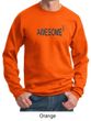 Mens Sweatshirt Awesome Cubed Sweat Shirt