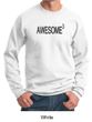 Mens Sweatshirt Awesome Cubed Sweat Shirt