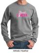 Mens Sweatshirt Breast Cancer Awareness Beat Cancer Sweat Shirt