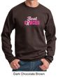 Mens Sweatshirt Breast Cancer Awareness Beat Cancer Sweat Shirt
