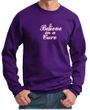 Mens Sweatshirt Breast Cancer Awareness Believe in a Cure Sweat Shirt