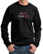 Mens Sweatshirt Breast Cancer Awareness Fight Cancer Sweat Shirt