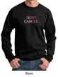 Mens Sweatshirt Breast Cancer Awareness Fight Cancer Sweat Shirt