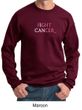 Mens Sweatshirt Breast Cancer Awareness Fight Cancer Sweat Shirt
