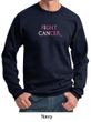 Mens Sweatshirt Breast Cancer Awareness Fight Cancer Sweat Shirt