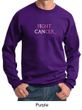 Mens Sweatshirt Breast Cancer Awareness Fight Cancer Sweat Shirt