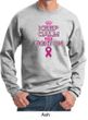 Mens Sweatshirt Breast Cancer Awareness Keep Calm Sweat Shirt