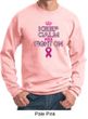 Mens Sweatshirt Breast Cancer Awareness Keep Calm Sweat Shirt