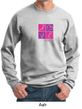 Mens Sweatshirt Breast Cancer Awareness Love Hope Sweat Shirt