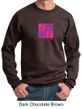 Mens Sweatshirt Breast Cancer Awareness Love Hope Sweat Shirt