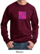 Mens Sweatshirt Breast Cancer Awareness Love Hope Sweat Shirt