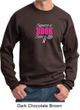 Mens Sweatshirt Breast Cancer Awareness Save a Life Sweat Shirt