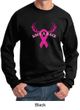 Mens Sweatshirt Breast Cancer Awareness Save a Rack Sweat Shirt