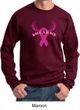 Mens Sweatshirt Breast Cancer Awareness Save a Rack Sweat Shirt