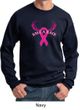 Mens Sweatshirt Breast Cancer Awareness Save a Rack Sweat Shirt