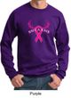 Mens Sweatshirt Breast Cancer Awareness Save a Rack Sweat Shirt