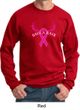 Mens Sweatshirt Breast Cancer Awareness Save a Rack Sweat Shirt