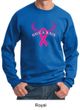 Mens Sweatshirt Breast Cancer Awareness Save a Rack Sweat Shirt