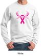 Mens Sweatshirt Breast Cancer Awareness Save a Rack Sweat Shirt