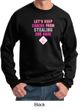 Mens Sweatshirt Breast Cancer Awareness Second 2nd Base Sweat Shirt