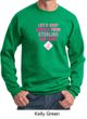 Mens Sweatshirt Breast Cancer Awareness Second 2nd Base Sweat Shirt
