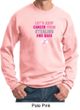 Mens Sweatshirt Breast Cancer Awareness Second 2nd Base Sweat Shirt