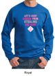 Mens Sweatshirt Breast Cancer Awareness Second 2nd Base Sweat Shirt