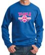 Mens Sweatshirt Breast Cancer Awareness Tackle Cancer Sweat Shirt
