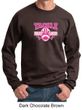 Mens Sweatshirt Breast Cancer Awareness Tackle Cancer Sweat Shirt