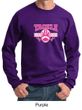 Mens Sweatshirt Breast Cancer Awareness Tackle Cancer Sweat Shirt