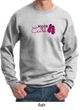 Mens Sweatshirt Breast Cancer Awareness Walkin For a Cure Sweat Shirt