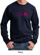 Mens Sweatshirt Breast Cancer Awareness Walkin For a Cure Sweat Shirt