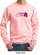 Mens Sweatshirt Breast Cancer Awareness Walkin For a Cure Sweat Shirt