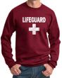 Mens Sweatshirt Distressed Lifeguard Sweat Shirt