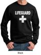 Mens Sweatshirt Distressed Lifeguard Sweat Shirt