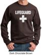 Mens Sweatshirt Distressed Lifeguard Sweat Shirt