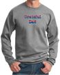 Mens Sweatshirt Grateful American Dad Sweat Shirt