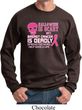 Mens Sweatshirt Halloween Scary Breast Cancer Deadly Sweat Shirt