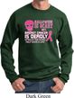 Mens Sweatshirt Halloween Scary Breast Cancer Deadly Sweat Shirt