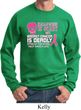 Mens Sweatshirt Halloween Scary Breast Cancer Deadly Sweat Shirt