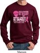 Mens Sweatshirt Halloween Scary Breast Cancer Deadly Sweat Shirt